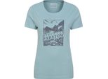 Mountain Warehouse - Maglietta "Discover Padstow"" Per Donna MW4026 (36 De) (Blau)"