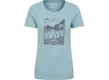 Mountain Warehouse - Maglietta "Discover St Ives"" Per Donna MW4027 (44 De) (Blau)"