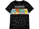 Pokemon - Maglietta Da Ragazzo A Maniche Corte NS8612 (146-152) (Nero)
