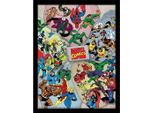 Marvel Comics - Poster Incorniciato "Torn Heroes"" PM11766 (40 Cm X 30 Cm) (A Colori)"