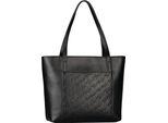 Tom Tailor Borse Wendi, Shopper Con Zip L, Nero, Nero