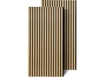 Clanmacy Pannello Acustico Pannello A Parete Pannelli A Parete Moderni Pannello A Parete Acustico In Legno 2 Pannelli Pannelli A Parete Mdf 120X60X2,1Cm Legno Di Quercia