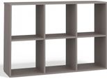 Selsey Malax - Scaffale Aperto In Piedi, 6 Scomparti, Grigio, 110 Cm