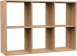 Selsey Malax - Scaffale A Giorno, 6 Scomparti, Rovere Artisan, 110 Cm