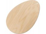 Ciondolo In Legno - Uovo 9,5 Cm -Decorazione