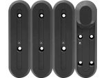 Avizar, 4X Copriruota Per Scooter Xiaomi M365 E M365 Pro, Nero