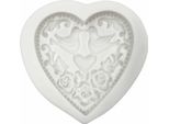 Pentart Silicone Stampo Per Colata, Cuore Con Innamorati Matrimonio