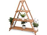 Needs&Wants® Supporto Per Piante Grande Supporto Per Piante Scaffale Per Fiori Scaffale Per Fiori Xl Legno Resistente Alle Intemperie Outdoor Indoor Balcone Giardino Esterno Marrone