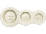 Pentart Silicone Forma Stampo Per Colata, 3 Bottoni