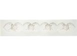 Pentart Silicone Modulo Stampo Per Colata, 4 Rose Ghirlanda Dritta