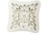 Pentart Silicone Mould Stampo Per Colata, Motivo Vegetale Quadrato
