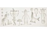 Pentart Silicone Forma Stampo Di Colata, Circo Animale