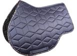 Hy - Tovaglia Di Sella "Elevate Allure"" BZ5944 (Pony) (Blu Navy/Oro Rosa)"