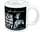 John Lennon - Tazza Da Caffè "Live In New York City"" RO13218 (Taglia Unica) (Bianco/Nero)"