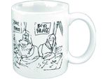 John Lennon - Tazza Da Caffè "Bedism"" RO13213 (Taglia Unica) (Bianco/Nero)"