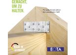 Alberts 820824 Piastra Forata, Zincata Sendzimir, 400 X 160 Mm, Set Da 5
