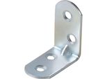 Alberts 837730 Staffa Per Sedia, Con Estremità Arrotondate, Blu Galvanizzato, 30 X 30 X 16 Mm, Set Da 4
