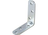 Alberts 837754 Angolo Per Sedia, Con Estremità Arrotondate, Blu Galvanizzato, 60 X 60 X 19 Mm, Set Da 4