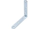 Alberts 837839 Angolo Di Sedia, Con Estremità Arrotondate, Blu Galvanizzato, 100 X 100 X 19 Mm, Set Da 50