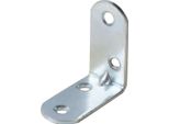 Alberts 837747 Staffa Per Sedia, Con Estremità Arrotondate, Zincata Blu, 40 X 40 X 19 Mm, Set Da 4