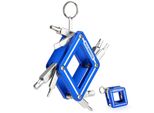 Rockbros Strumento Per Bicicletta Strumento Multifunzionale 8 In 1 Riparazione Strumento Pieghevole Riparazione Blu