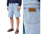 Wrangler Uomo, Pantaloncini Frontier Short, Vestibilità Regolare, W33, Blu, Pantaloncini, Pantaloni,