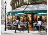 Richard Macneil - Leinwanddruck "Corner Cafe"" PM11806 (40 Cm X 30 Cm) (Bunt)"