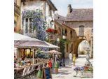 Richard Macneil - Leinwanddruck "Courtyard Cafe"" PM11810 (30 Cm X 30 Cm) (Bunt)"
