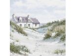 Richard Macneil - Stampa Su Tela "White Sands I"" PM11833 (60 Cm X 60 Cm) (Bianco/Verde)"