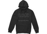 Ac/Dc - Felpa Con Cappuccio "Back In Black"" Da Uomo TV7263 (S) (Nero)"