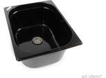 Lavello 325X265X200 In Acciaio Inox Con Scarico Lavello Da Campeggio Lavandino Camper