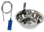 Lavello In Acciaio Inox Lavello Da Campeggio Integrato + Scarico 28 Cm Caravan Womo