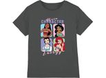 Disney Princess - Maglietta "Personaggio Principale Energia"" Per Bambini TV15089 (152-158) (Carbone)"