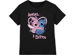 Lilo & Stitch - Maglietta Per Bambini TV15116 (128) (Nero)