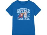 Frozen - Maglietta "Better Together"" Per Bambini TV15084 (128) (Blu Reale)"