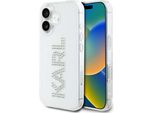 Karl Lagerfeld Iml Strass Logo Custodia Per Iphone 16 Trasparente