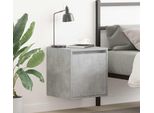 Maison Exclusive - Comodini Da Parete 2 Pz. Grigio Cemento 38X34X40 Cm