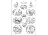 Stamperia Stampo Flessibile Per Colata Di Plastica Stampo Decorativo - Etichetta Woodland