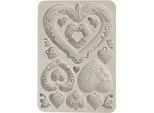 Stamperia Silicone Mould Stampo Per Colata, Cuori - Cuori