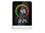 Misuratore Di CO2 Brandson Con Batteria Ricaricabile 2000Mah, Tester Mobile Della Qualità Dell'aria, Allarme, Temperatura, Umidità, Portatile, Senza Fili, Lcd, Sveglia