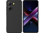 Per Xiaomi Poco X7 Pro 5G / Redmi Turbo 4 Custodia Protettiva In Silicone Tpu Custodia Flessibile Sottile Nera