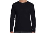 Gildan - Maglietta "Softstyle"" Per Uomo/Donna Unisex A Maniche Lunghe RW9472 (3XL) (Nero)"