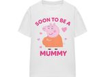 Peppa Pig - Maglietta "Soon To Be"" Per Uomo/Donna Unisex TV15185 (S) (Bianco)"