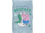 Peppa Pig - Coperta "Grande Fratello"" TV15197 (Taglia Unica) (Bianco)"