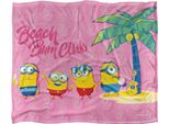 Minions - Coperta "Beach Bum Club"" TV15198 (Taglia Unica) (Bianco)"