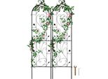 Set Di 2 Tralicci Per Piante Rampicanti - Traliccio Per Piante 38X152Cm - Decorazione Da Giardino Per Piante Rampicanti