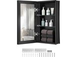 Armadietto Per Medicinali - Armadietto A Specchio Orientabile 355X135X610Mm - Per Bagno E Armadietto Per Medicinali