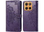 Motorola Moto G15 Power/Motorola Moto G15 Cover - Pelle Finta - Flip Cover Imoshion - Viola