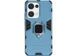 Avizar, Cover Per Oppo Reno 13 Con Supporto Ad Anello Antiurto, Blu