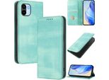 Custodia Per Xiaomi Redmi A1/Redmi A2, Custodia In Pelle Vintage Con Protezione Rfid, Slot Per Schede, Supporto Turchese